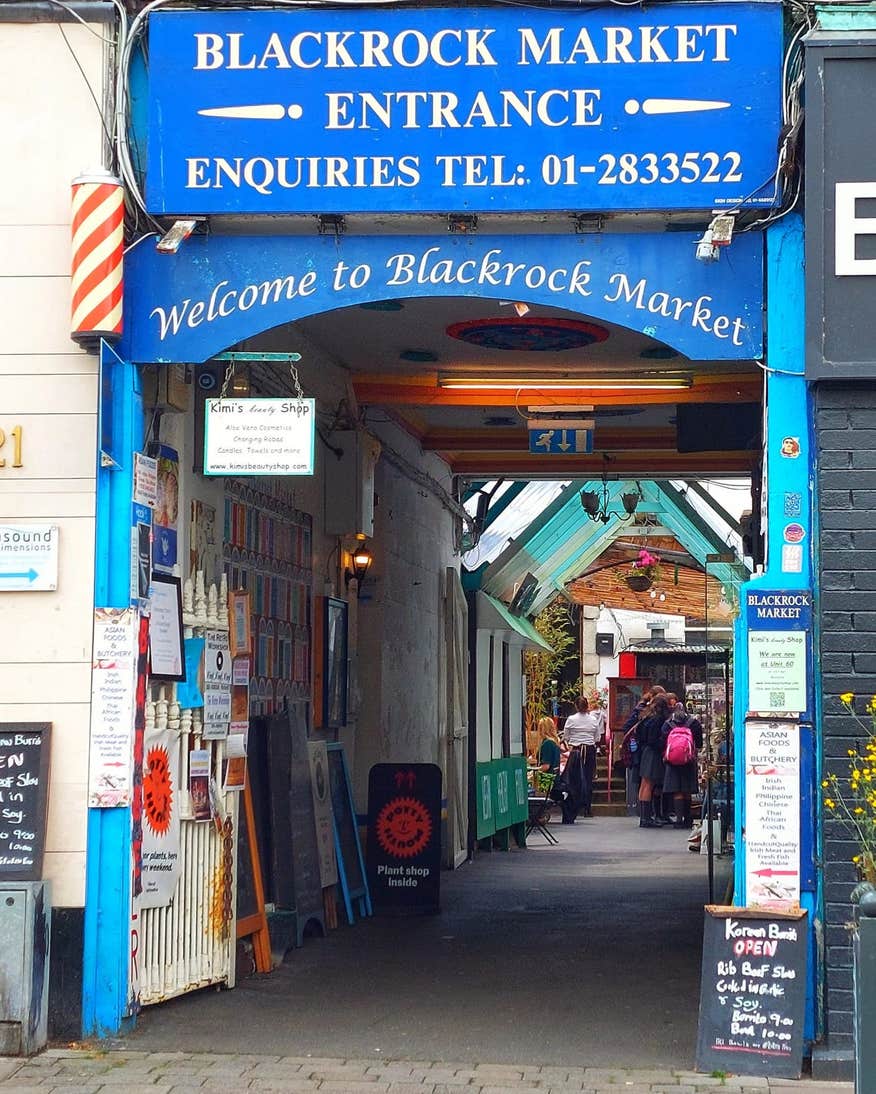 Entrance to Blackrock Market in Co Dublin