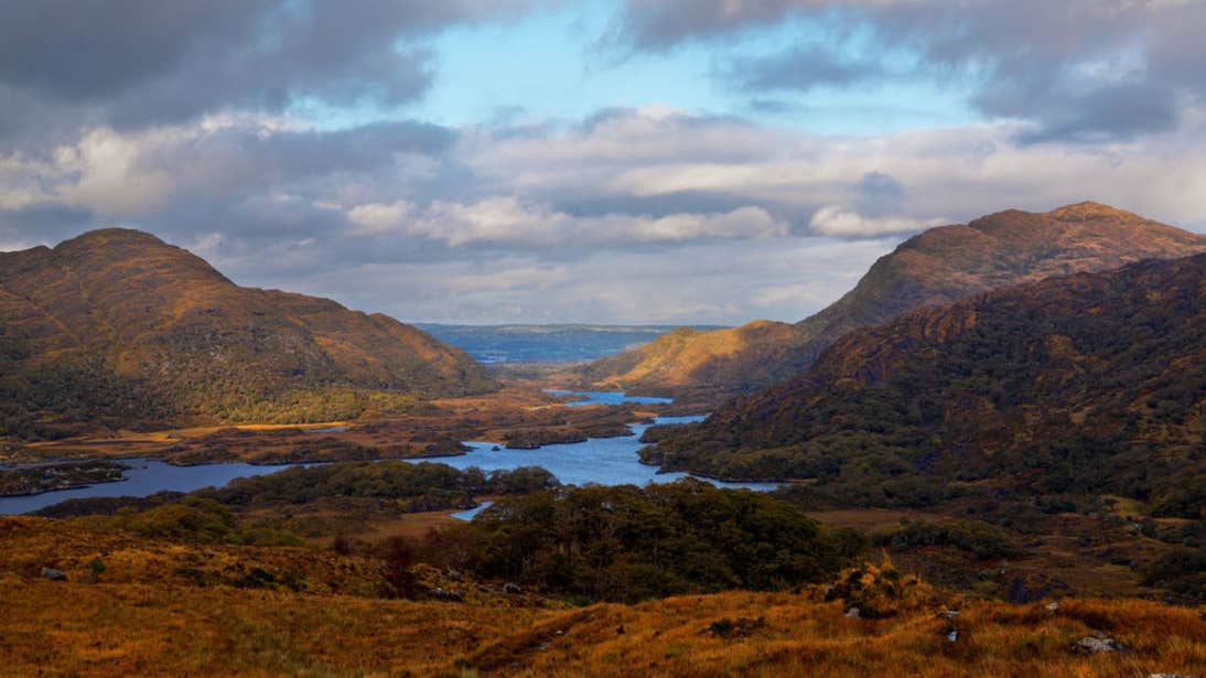 View of lakes and mountains, Killarney, Co. Kerry