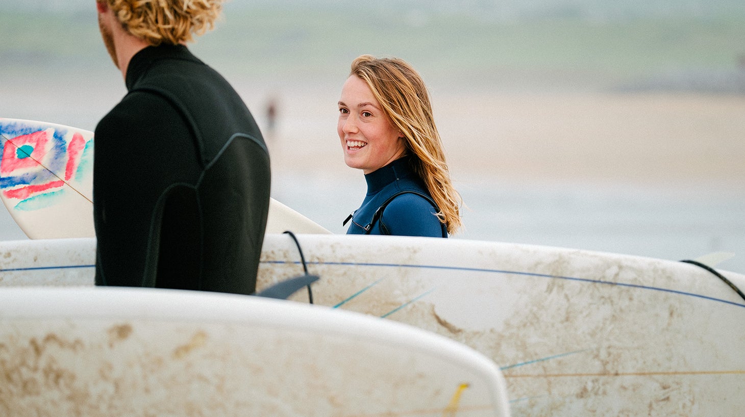 Surf's up at Lahinch beach in County Clare.