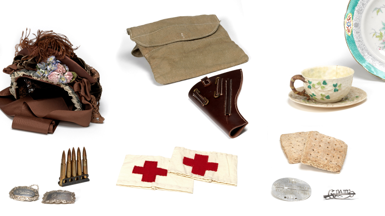 A selection of objects featured in the handling session