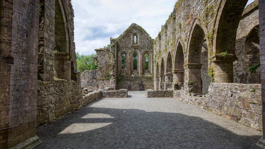 Jerpoint Abbey in Thomastown, Co Kilkenny