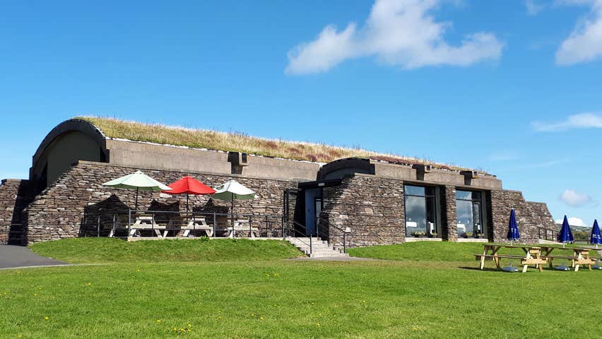 Exterior view of The Skellig Experience Visitor Centre