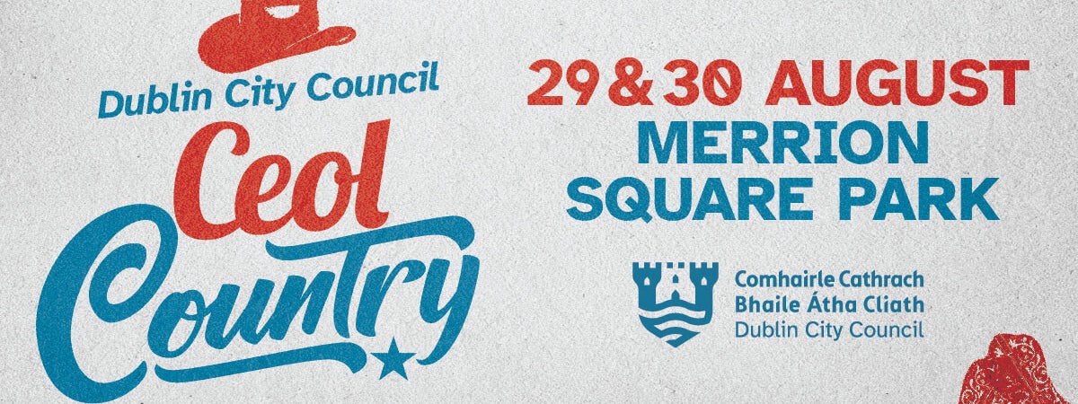 Poster for Dublin City Council Ceol Country 2026