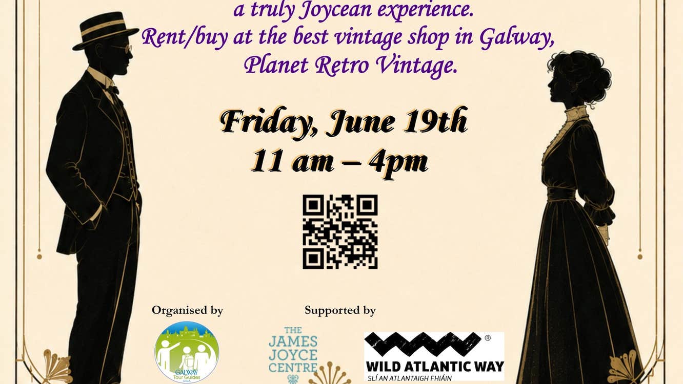 Part of poster for Bloomsday in Galway programme