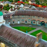 An aerial view of Kilkenny Design and the Castle Yard complex in Kilkenny