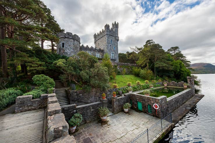 Exterior image of Glenveagh Castle in County Donegal.