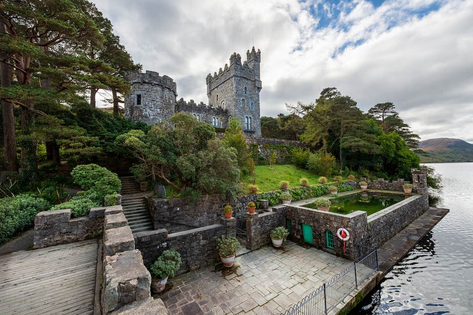 Exterior image of Glenveagh Castle in County Donegal.