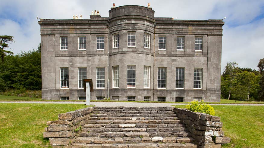 The Regency style Lissadell House.