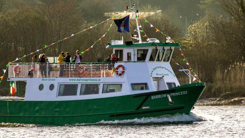 The Barrow Princess boat cruising along Barrow River