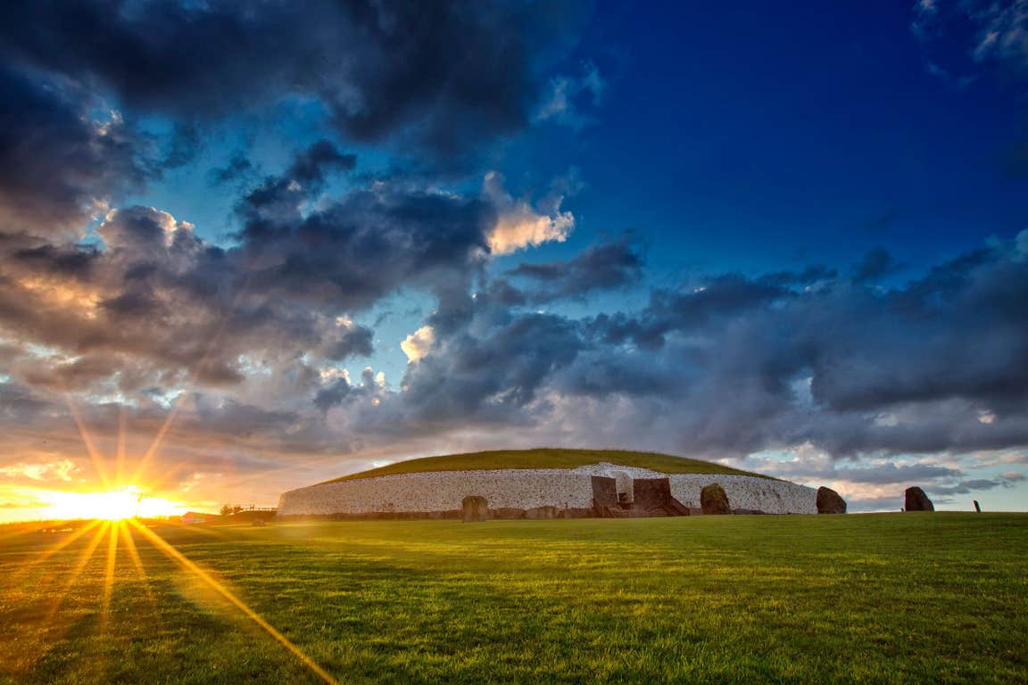 Image of the sunrise in Donore in County Meath