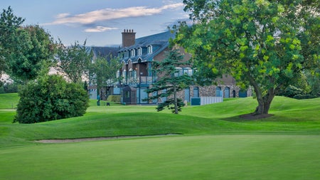 A view of the clubhouse and surrounding greens at St Margaret's Golf and Country Club