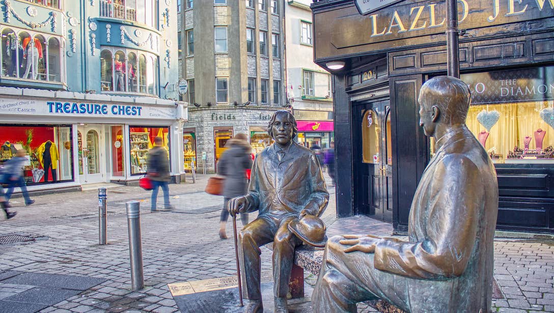Indulge in a little retail therapy on Shop Street, Galway.