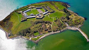 spike island ireland tours Spike Island Aerial View