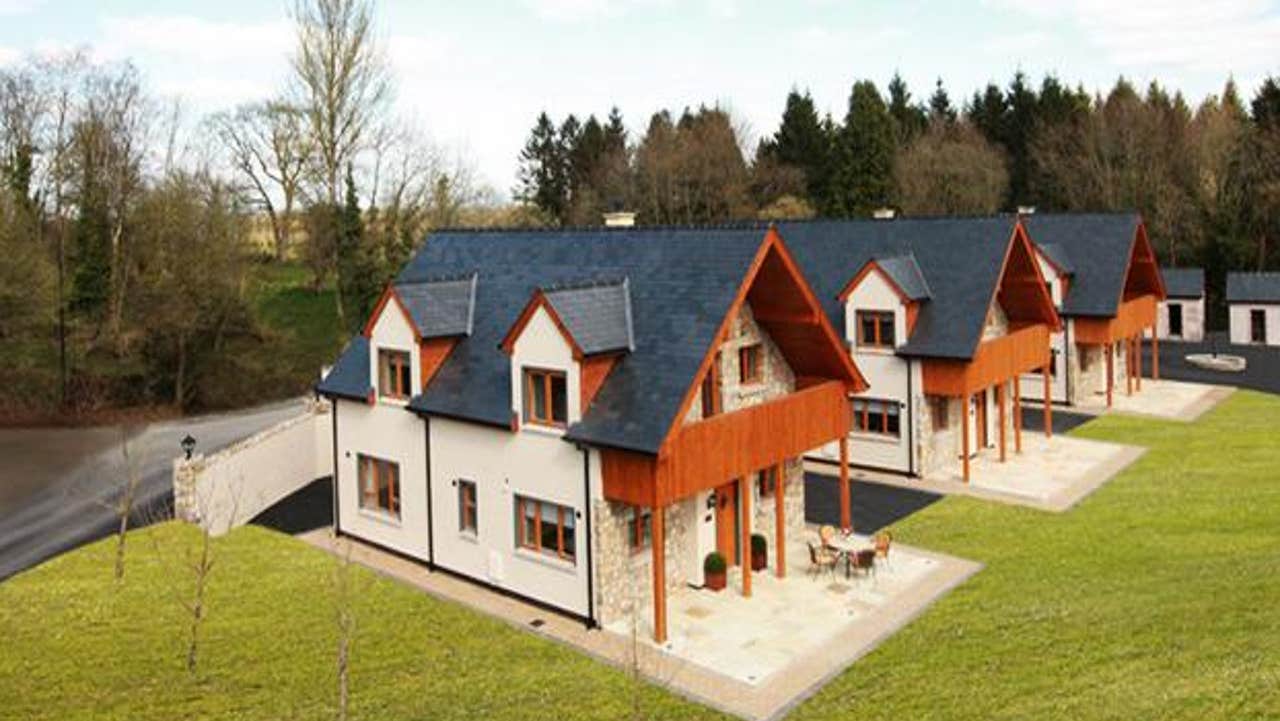 View of lodges and gardens