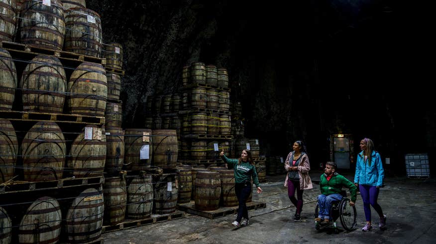 People on the Kilbeggan Distillery Experience in Co Westmeath