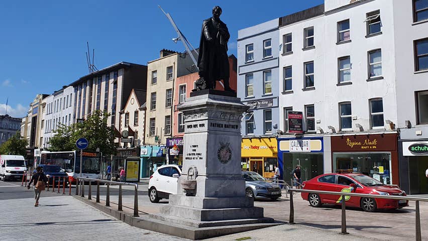 Father Mathew Statue on Saint Patrick Street in Cork City