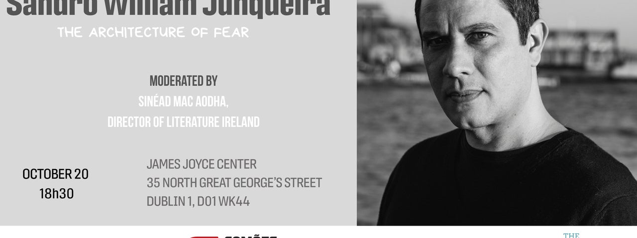 Poster for an evening with Sandro Junqueira