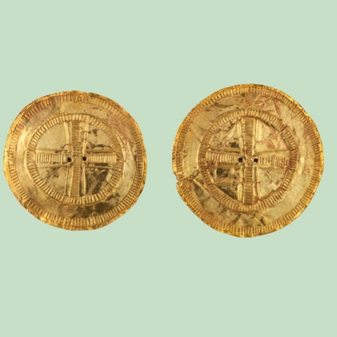 Pair of Gold Sun Discs, c. 2000 BC