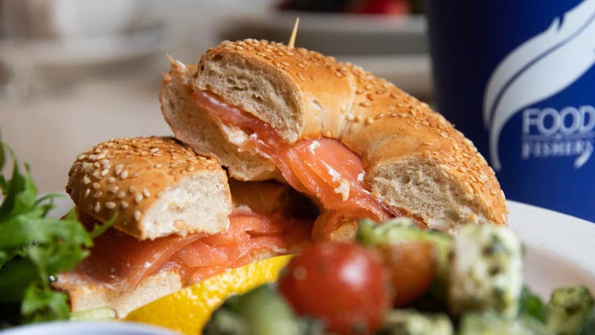 Bagel at Food at Fishers