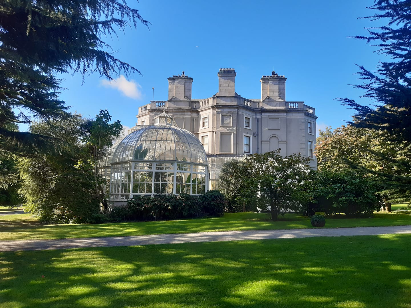 Farmleigh House conservatory view