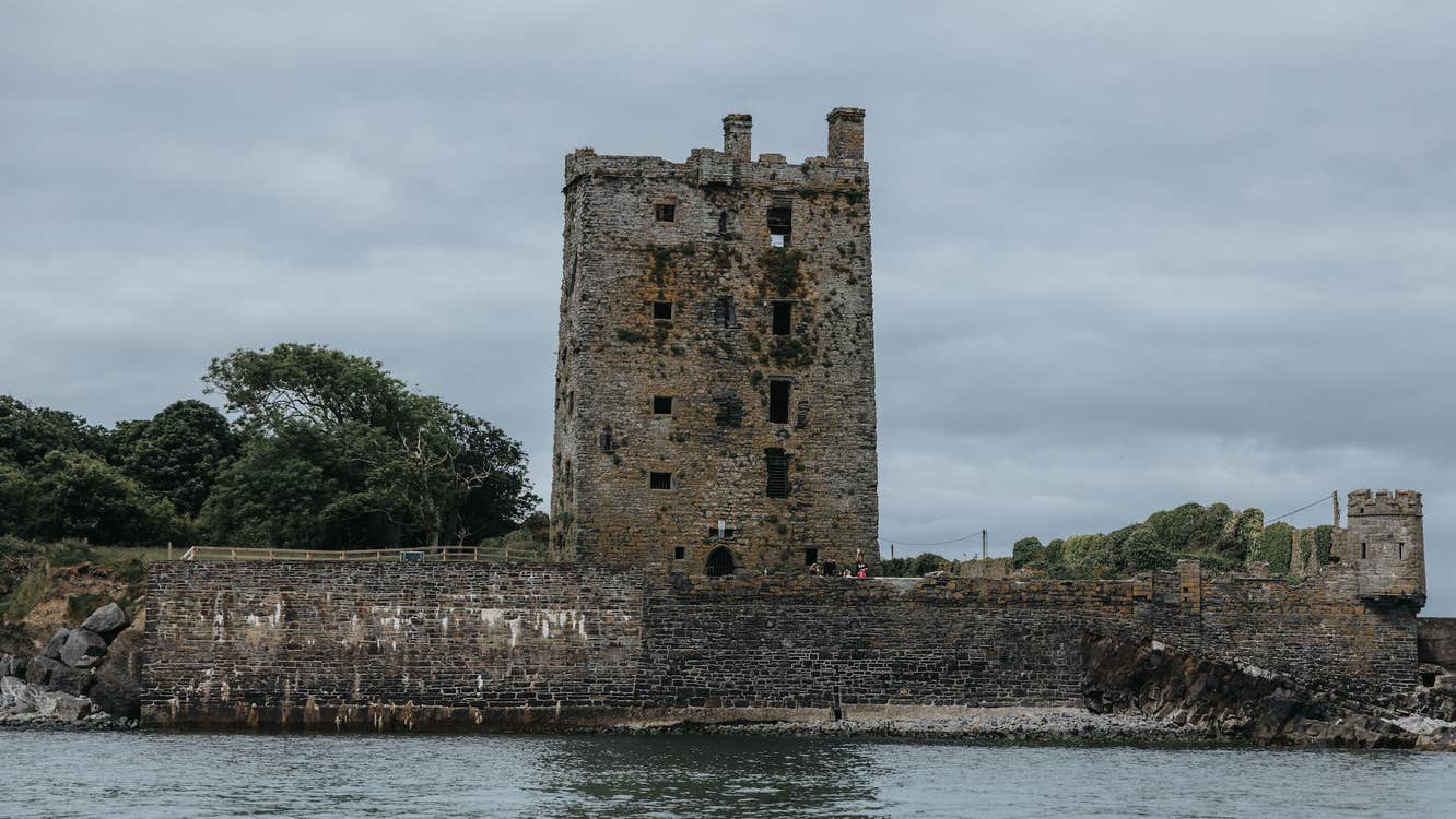 Carrigaholt castle in Carraigaholt, County Clare.