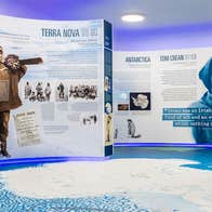 Display panels and exhibits about Tom Crean, the Antarctic explorer, born in Kerry