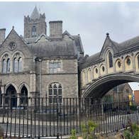 photo of the front of Dublinia and the bridge