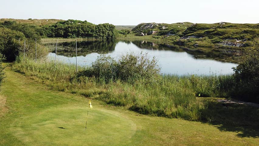 A view of Morgans Lough near the eleventh hole