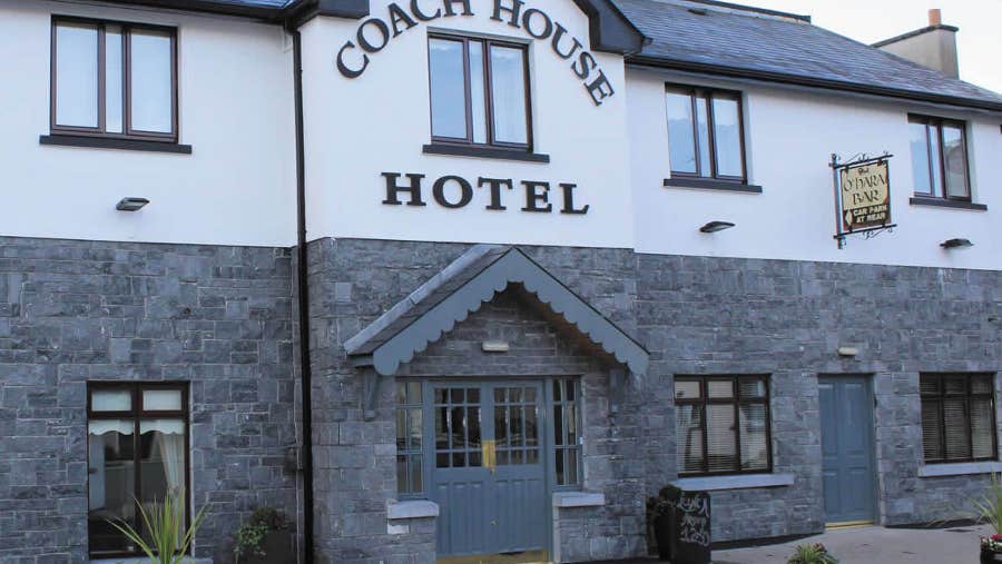 Exterior view of the Coach House Hotel