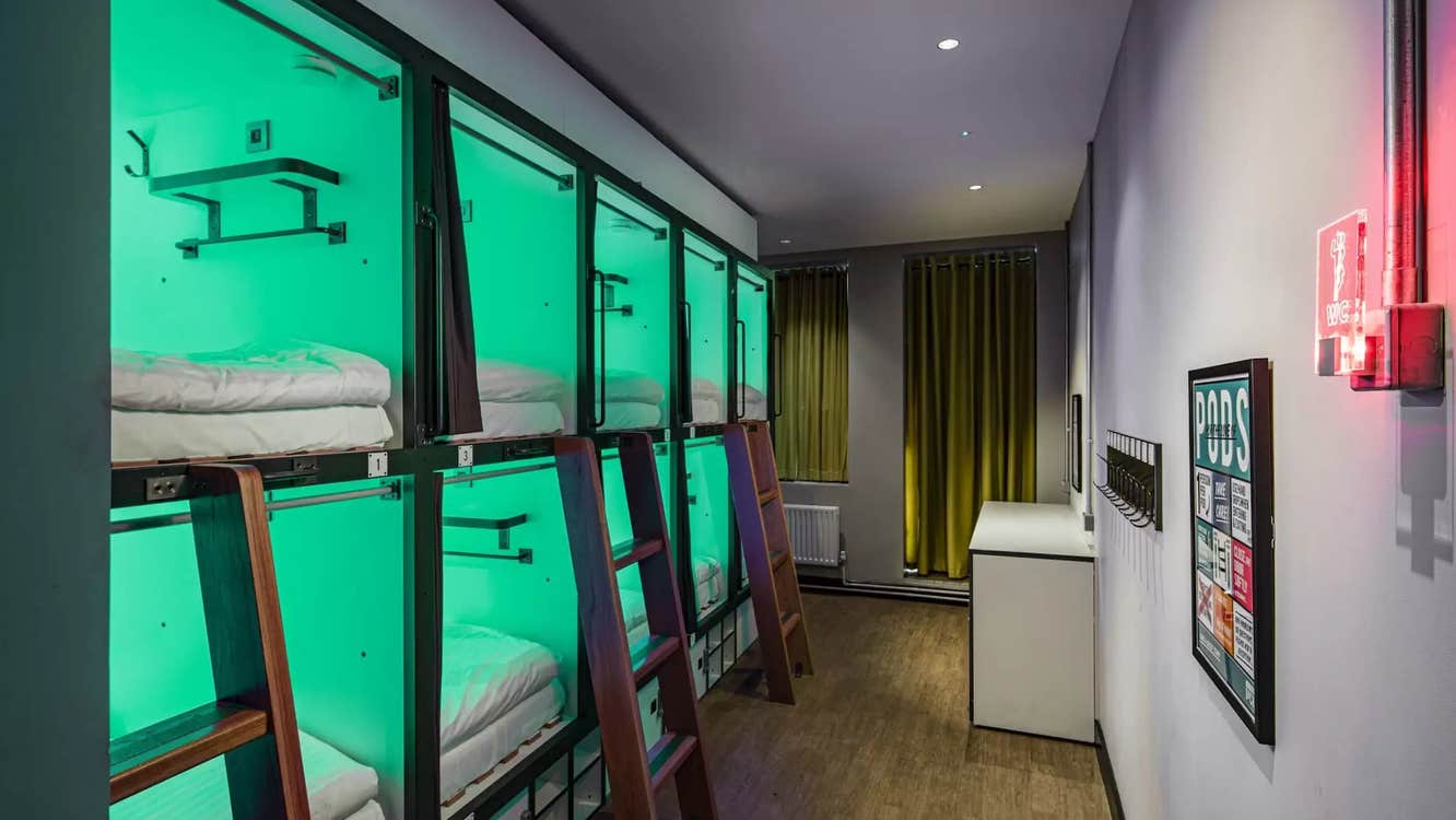 Modern bunks.