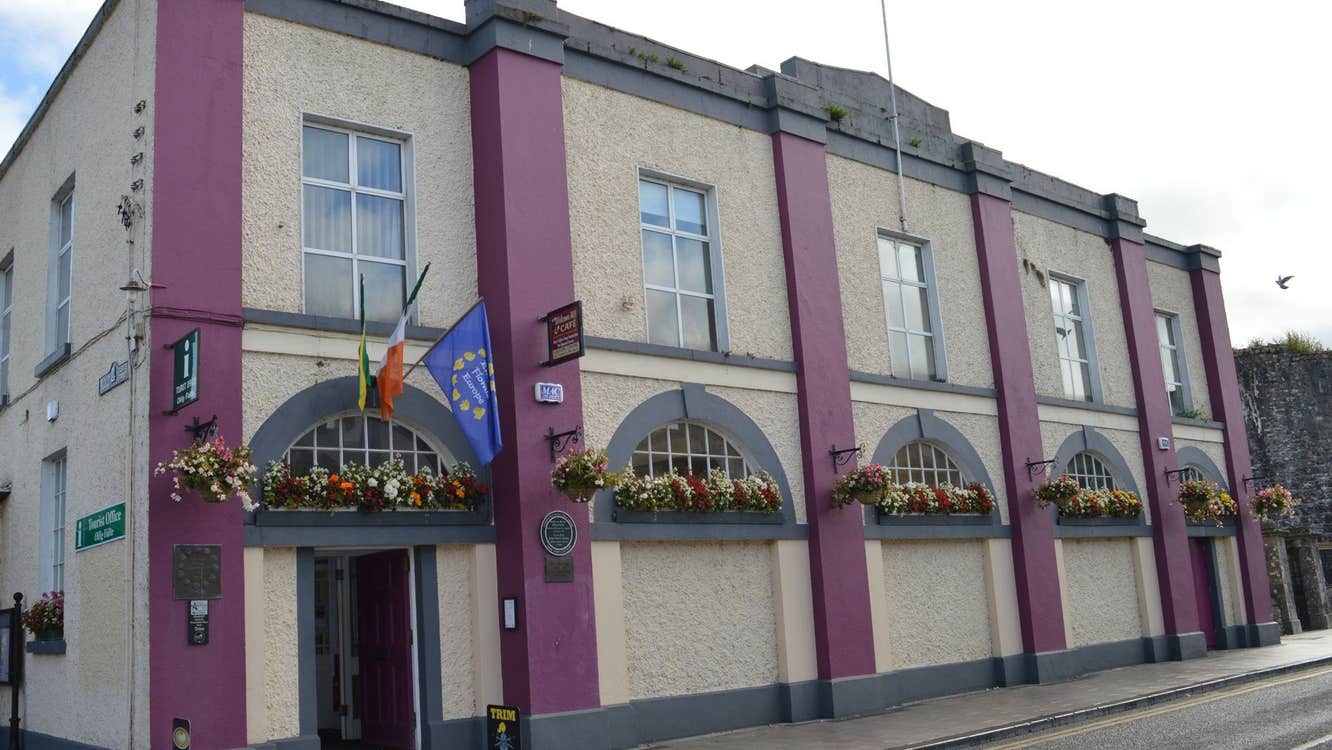 Colourful exterior of Trim Visitor Centre