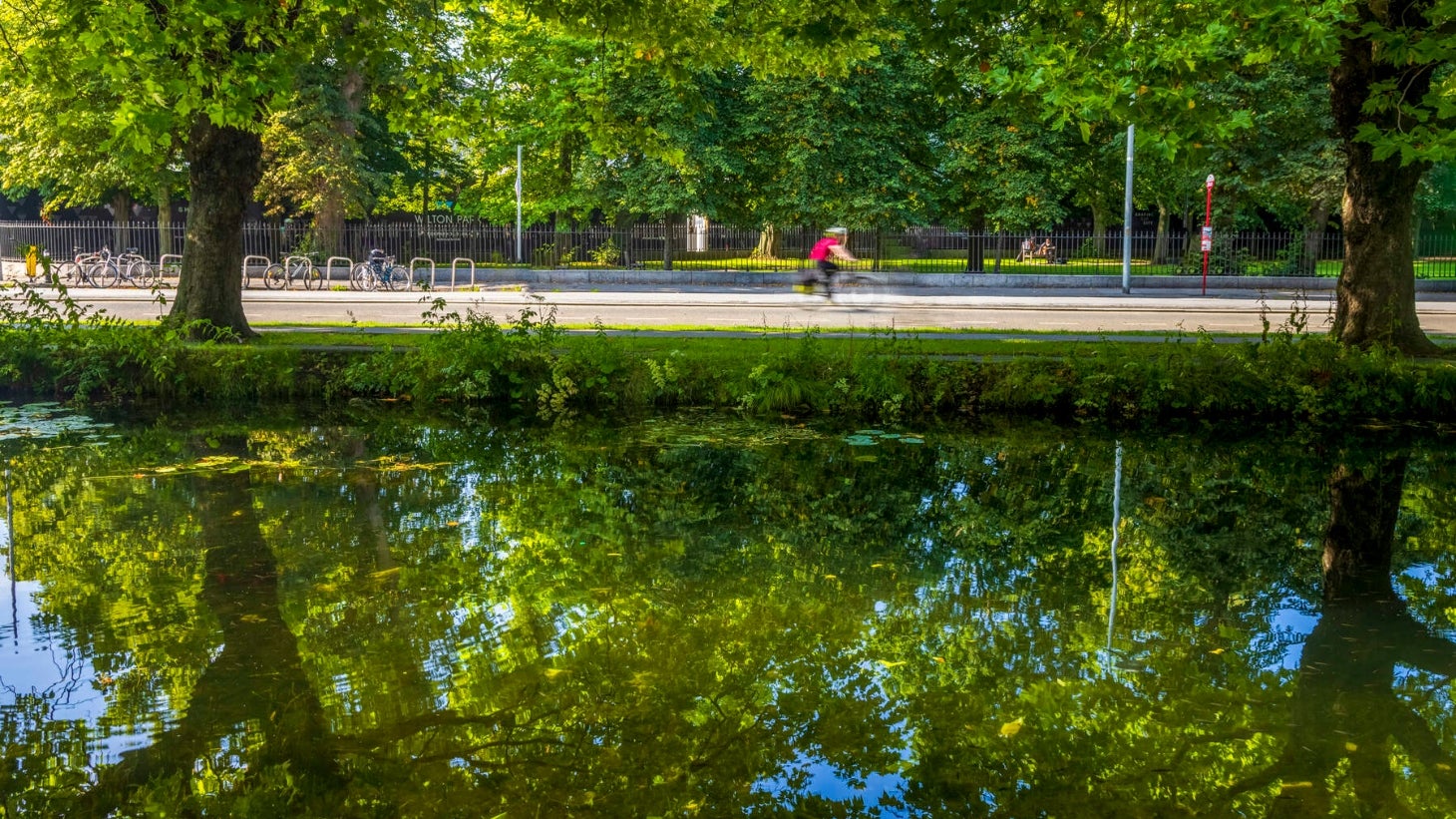 Cycling Grand Canal Dock, Dublin