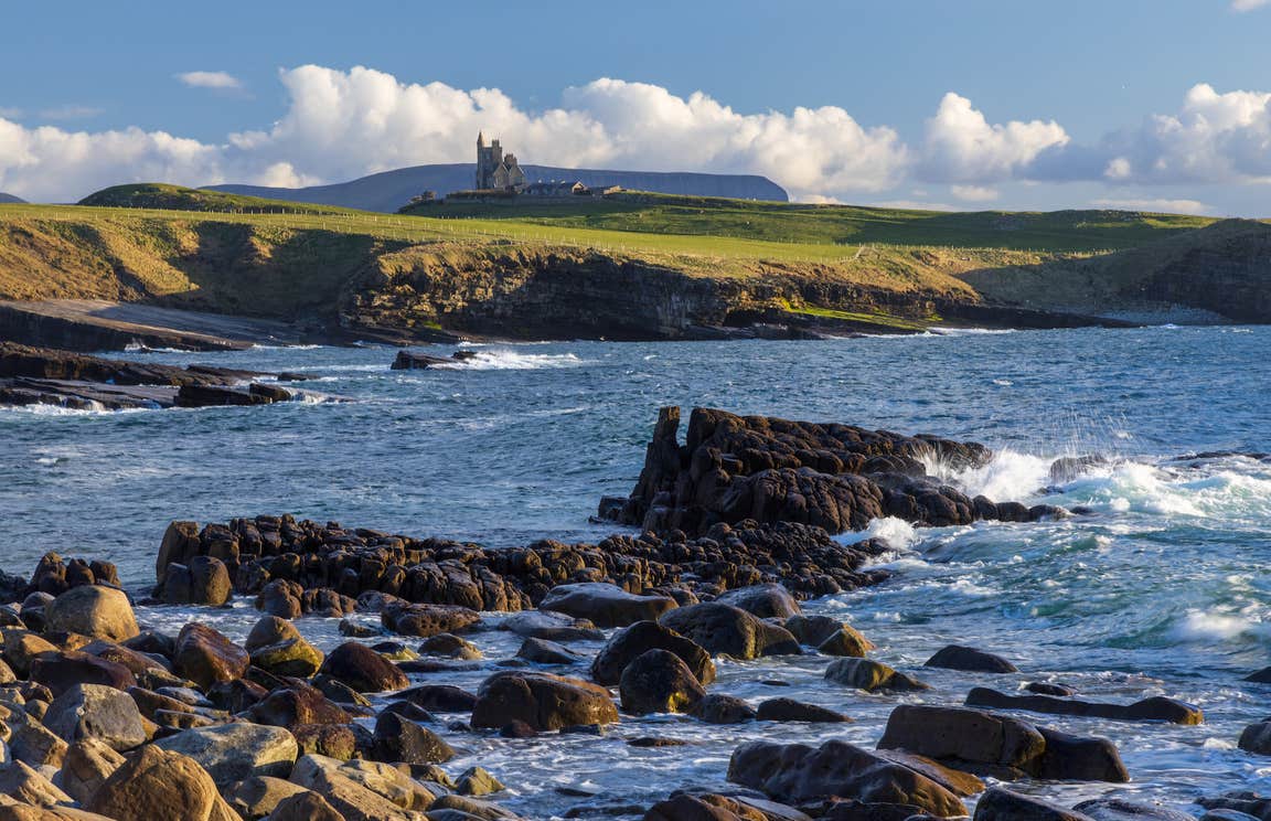 Classie Bawn Castle at Mullaghmore Head in Sligo