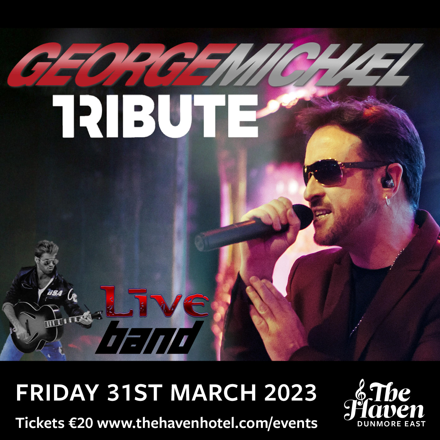 George Michael Tribute at The Haven Hotel, Dunmore East