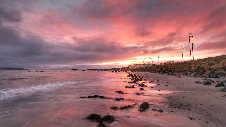 Enjoy the view on a walk along Salthill Promenade.