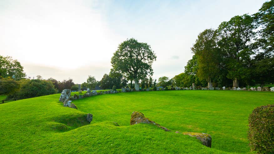 The Grange Stone Circle at Lough Gur in Limerick.
