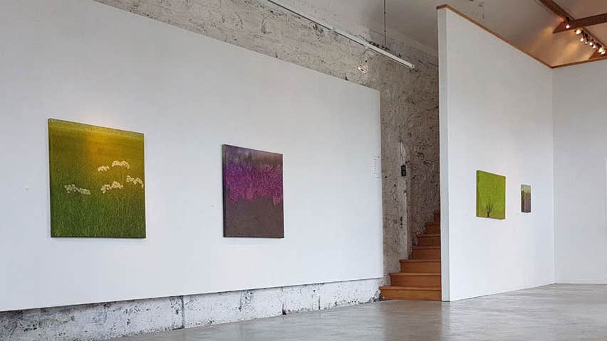 Exhibition space at The Sarah Walker Gallery Castletownbere County Cork