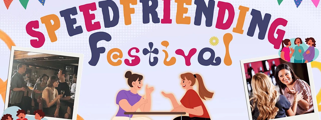 Meet new people. Do something different. Every few minutes you move seat and chat to different people with prizes and music. THIS IS NOT SPEED DATING - THIS IS SPEED FRIENDING Join us at the Dublin Speedfriending Festival in Dublin.