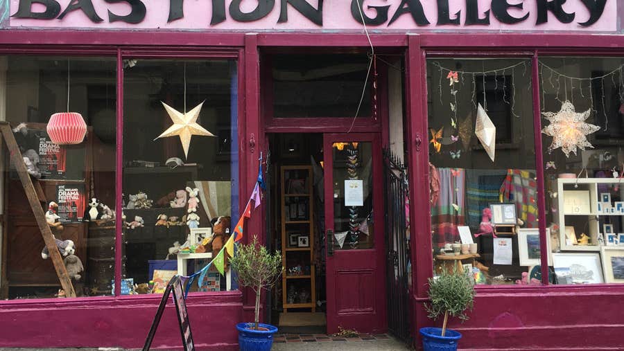 Exterior view of Bastion Gallery gift shop