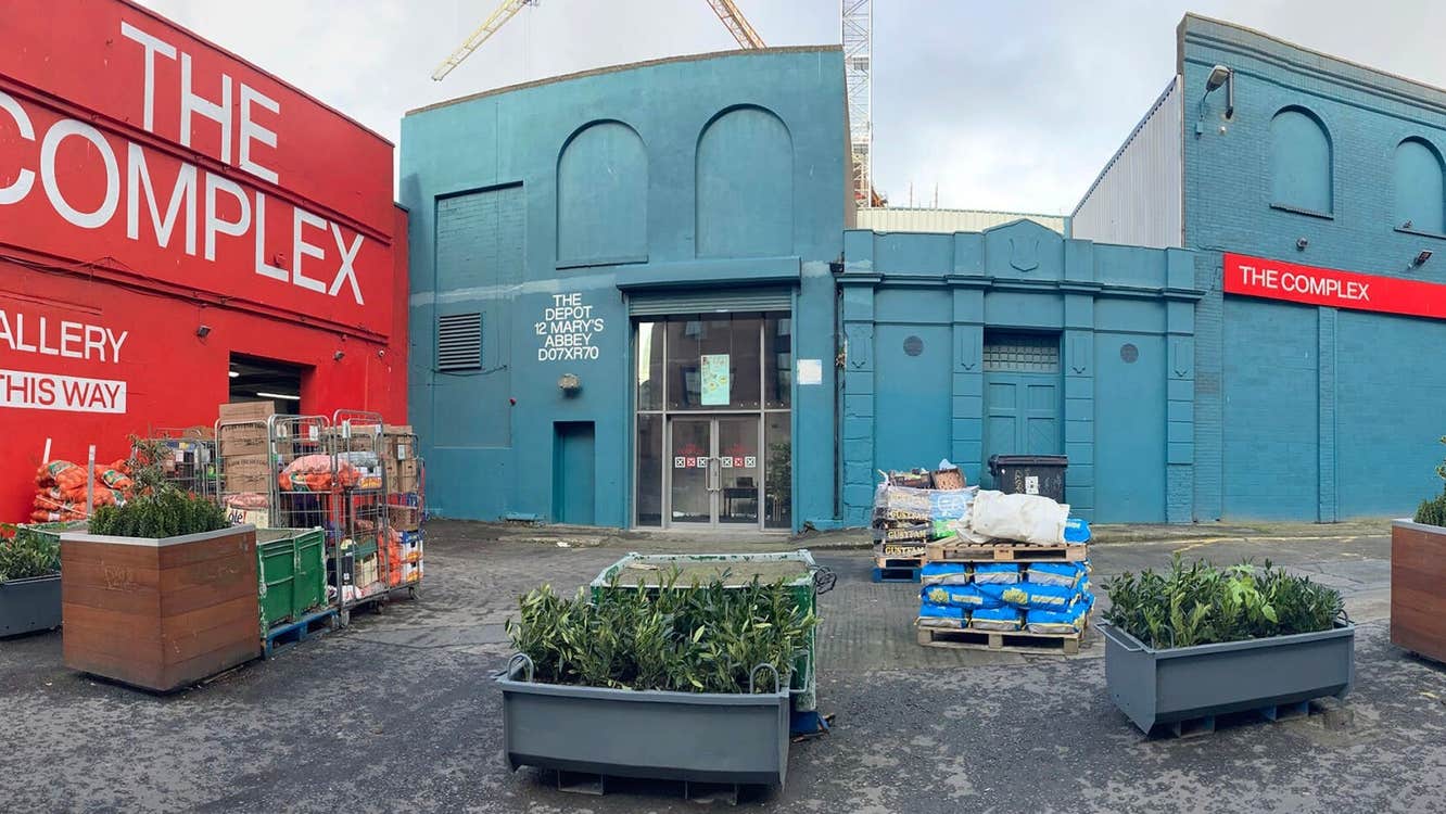 Exterior view of The Complex Arts Centre