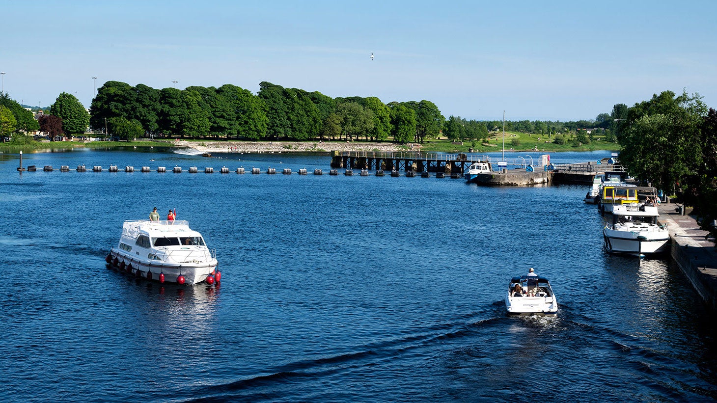 Rent a boat on the Shannon.