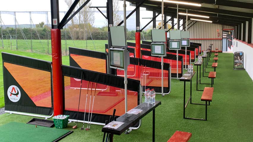 The Acres Driving Range bays