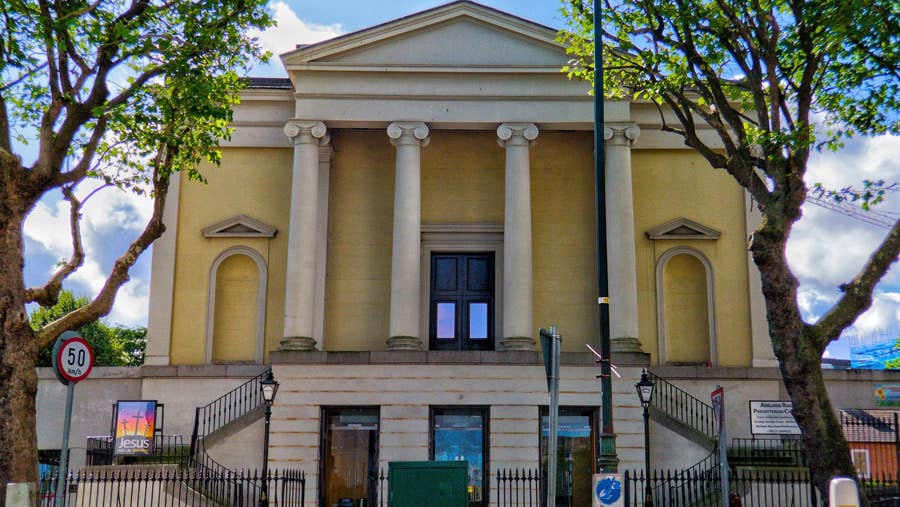 Front of Adelaide Road Presbyterian Church Dublin