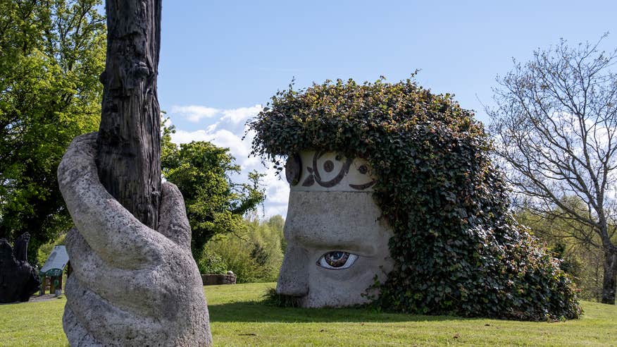 The Lugh sculpture at Dún na Sí Amenity and Heritage Park in Co Westmeath