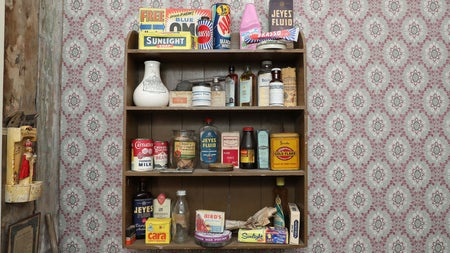 Old Irish household products at 14 Henrietta Street
