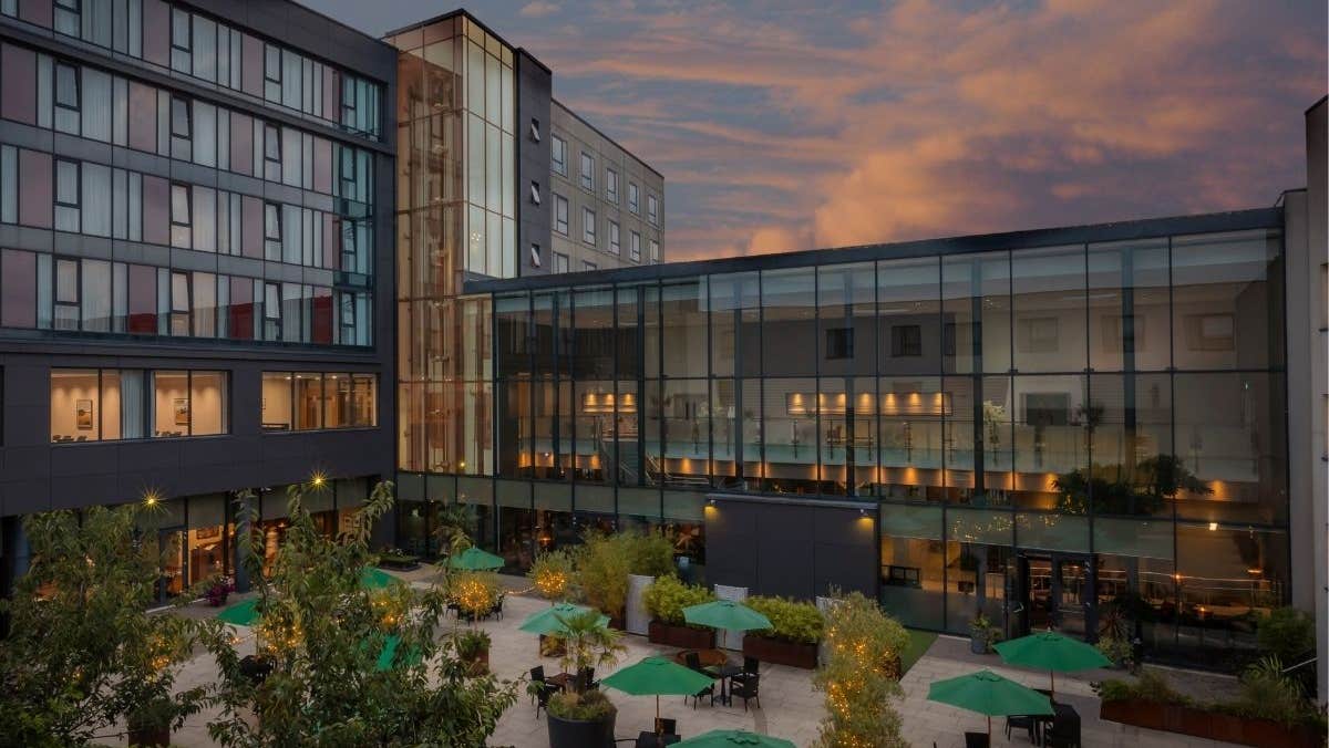 Outside seating area