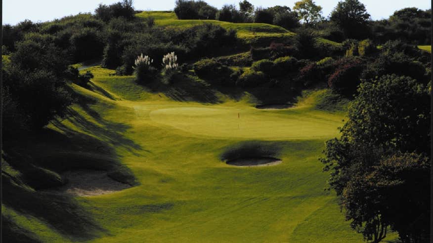 Greenway at Esker Hills Golf Club, near Tullamore, County Offaly 