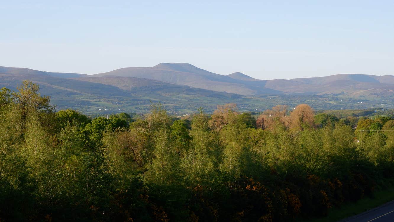 A view of the Galtee Mountains