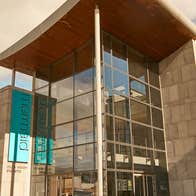The exterior of Mermaid Arts Centre