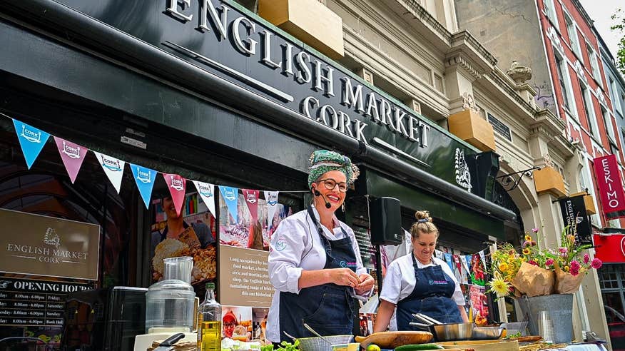 Chefs at the Cork on a Fork Festival in Cork city
